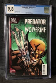 Predator vs. Wolverine 1 MeKone Variant CGC 9.8