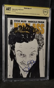 Kick Ass 7 Blank Variant Original John Hughes Art w/ Daniel Stern Signature CBCS Authentic