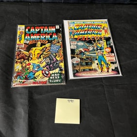 Captain America 133 & 168 Bronze Age Comic Books
