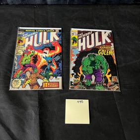 Hulk 134 & 166 Marvel Bronze Age Comic Books