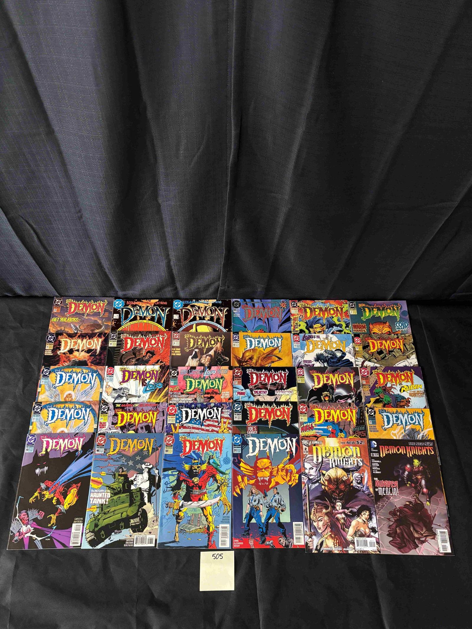 DC Comics Copper Age Comics w/ Demon (1 of 1)