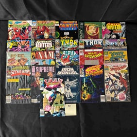 Mix of Marvel, & DC Comic Books