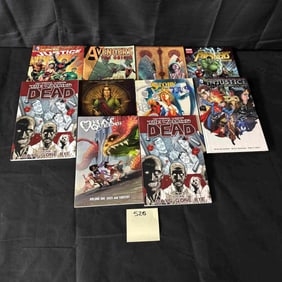 Mix of Modern Age COmic Books with the Walking Dead