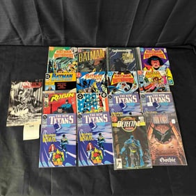 DC Comics Copper Age Comic Books w/ Detective Comics & Teen Titans