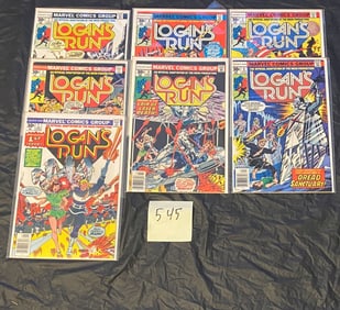 Marvel Comics Logan's Run Bronze Age Comics w/#1 & #6 Key Issues