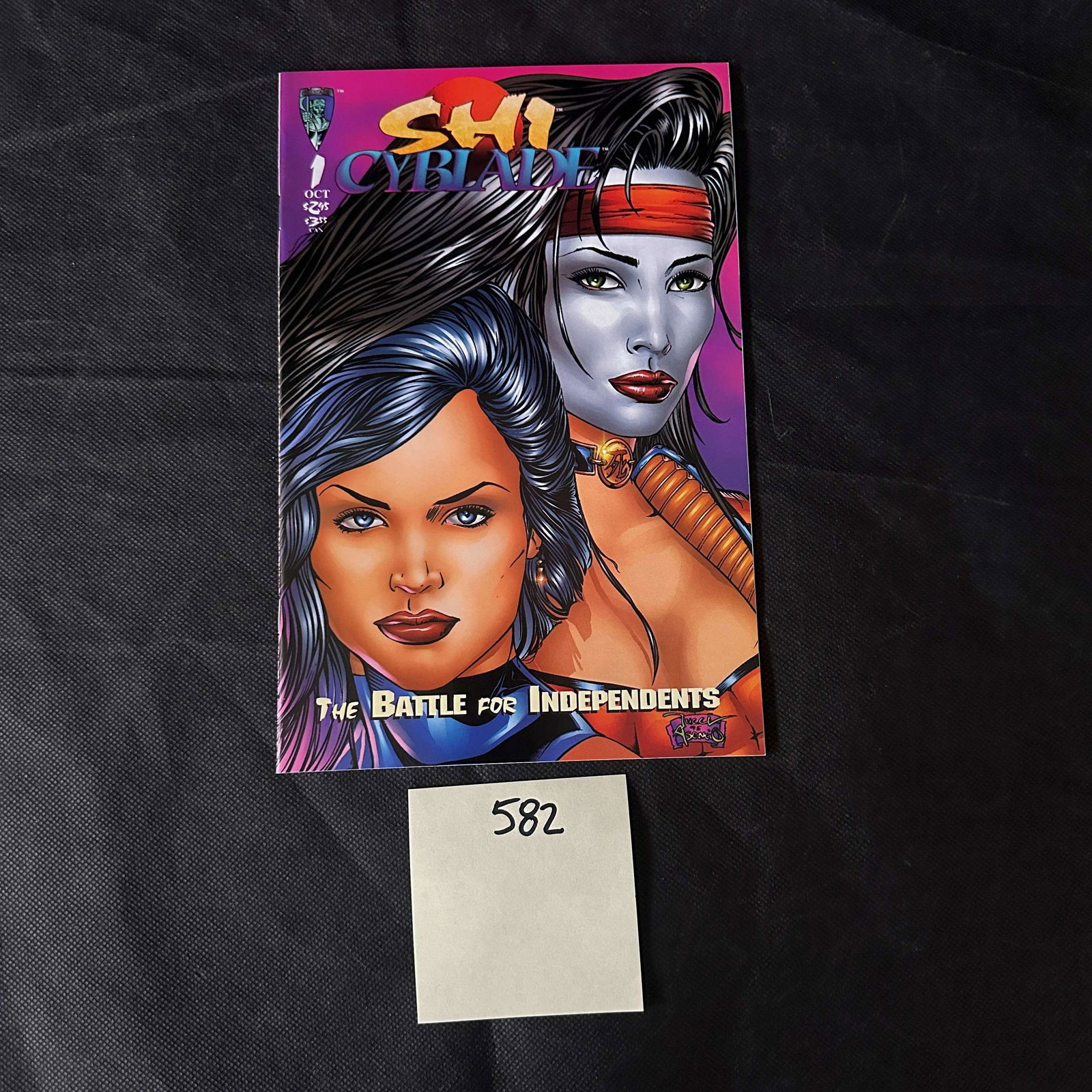 Crusade Comics Shi & Cyblade Comic Book (1 of 2)