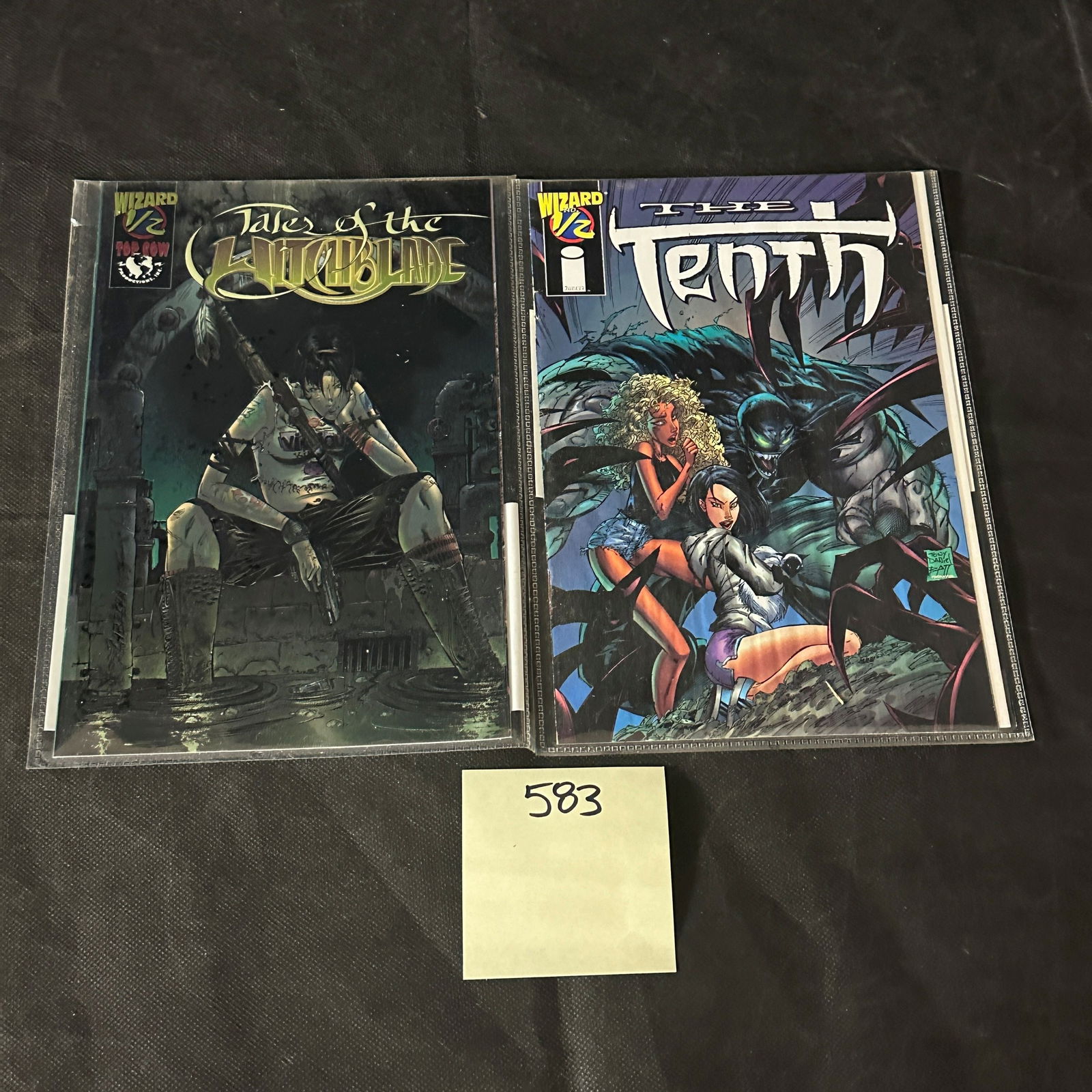 Tales of the Witchblad & The Tenth Wizard 1/2 Comic Books (1 of 2)