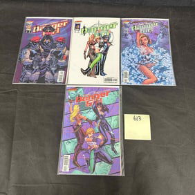 Danger Girl 1-4 J.Scott Campbell Art Bubbles Issue!