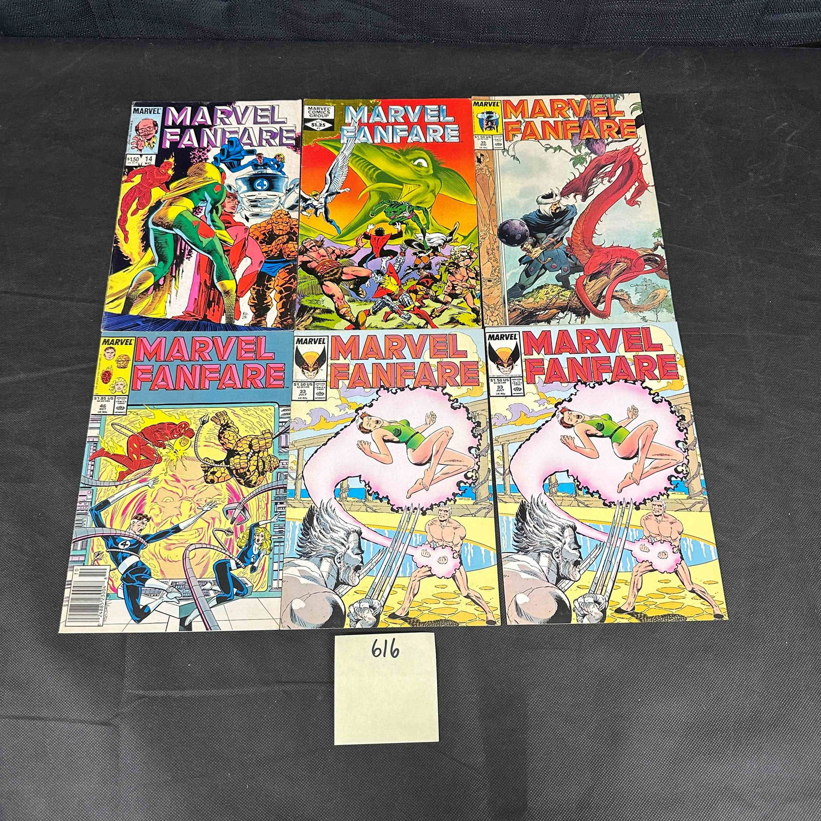 Marvel Comics Marvel Fanfare Comic Books (1 of 2)
