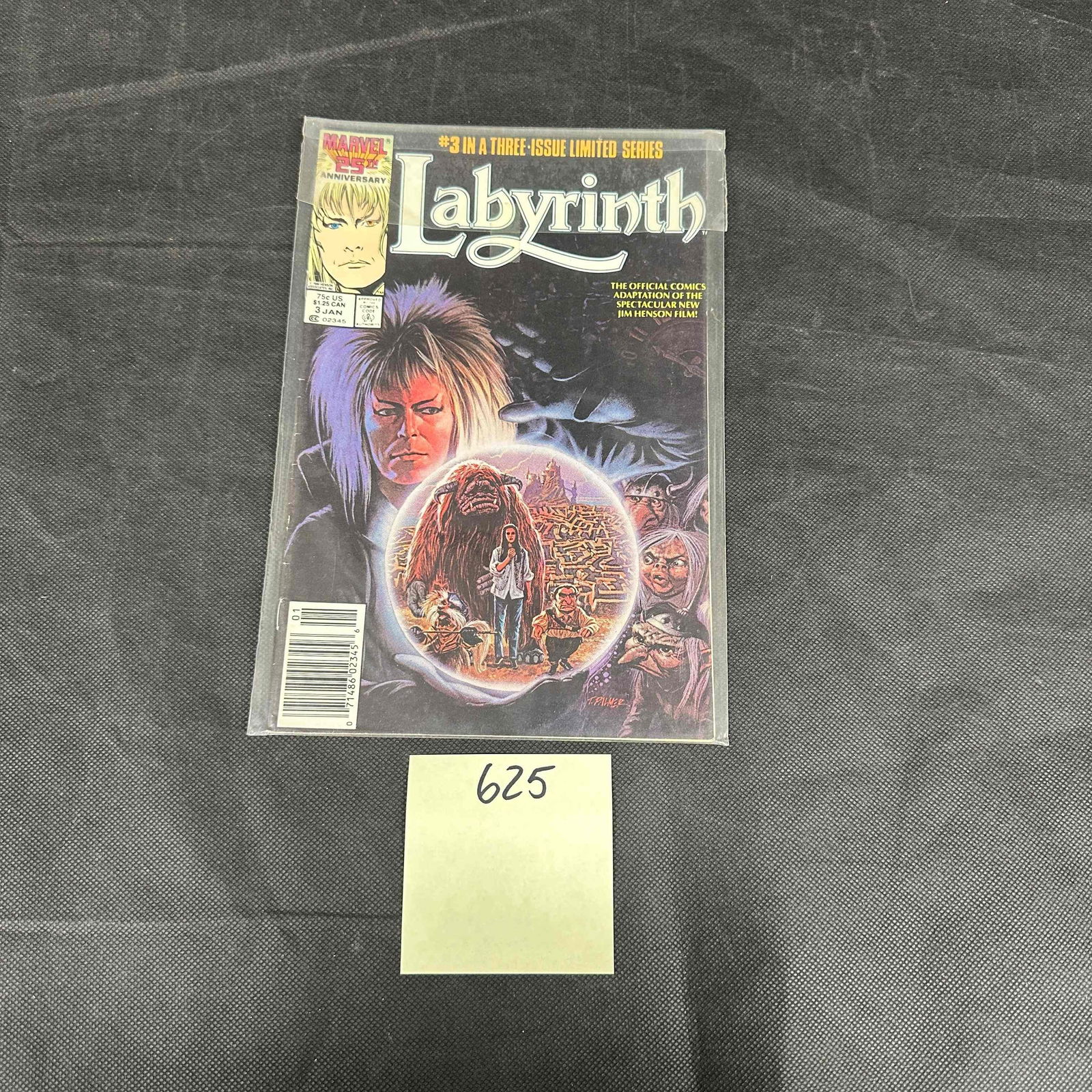 Marvel Comics Labrynth Feat. David Bowie #3 Comic Book (1 of 1)