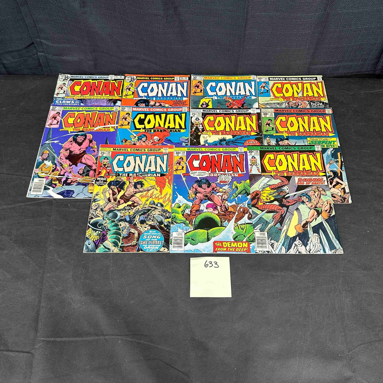 Marvel Comics Conan the Barbarian Comic Books: We are a veteran owned company. Please look at the pictures carefully to determine what you believe the condition of collectible is. We are currently accepting consignments. Email us a aeronhouse1994@
