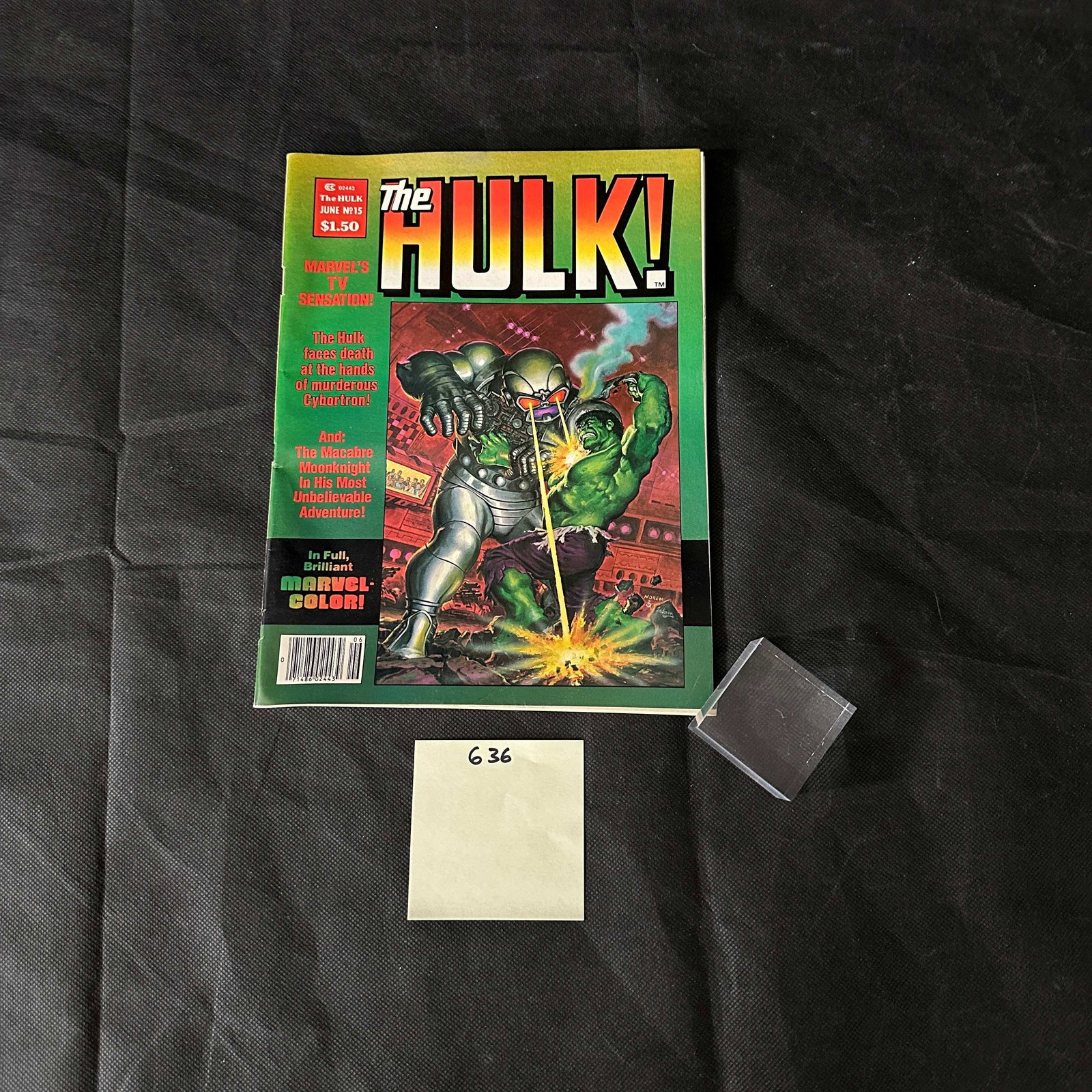 Hulk #15 MRVEL bRONZE aGE mAGAZINE: We are a veteran owned company. Please look at the pictures carefully to determine what you believe the condition of collectible is. We are currently accepting consignments. Email us a aeronhouse1994@