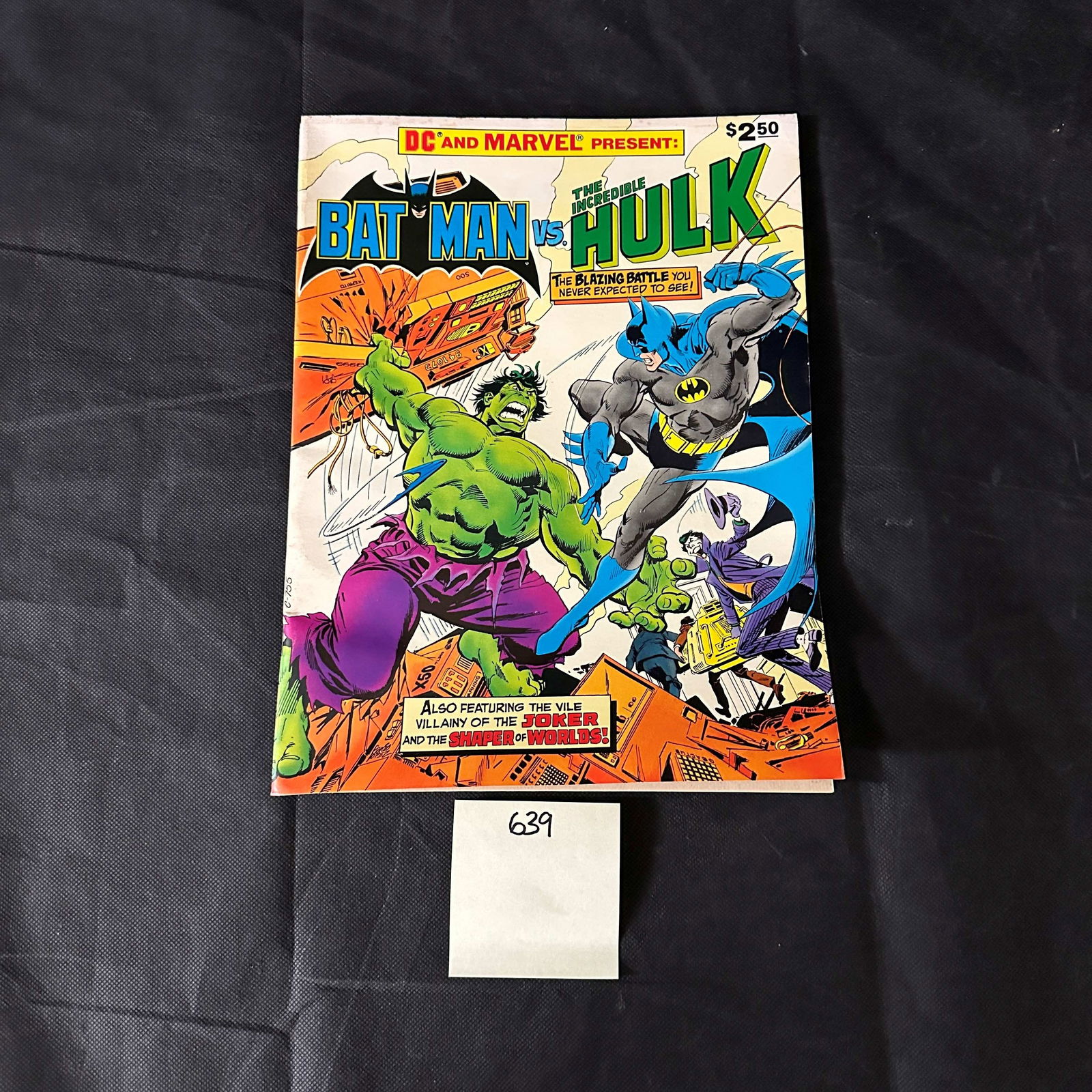Batman vs. Hulk Bronze Age Large Format Comic Book (1 of 2)