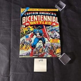 Marvel Treasury Edition Captain America's Bicentenial Battles Large Comic Book
