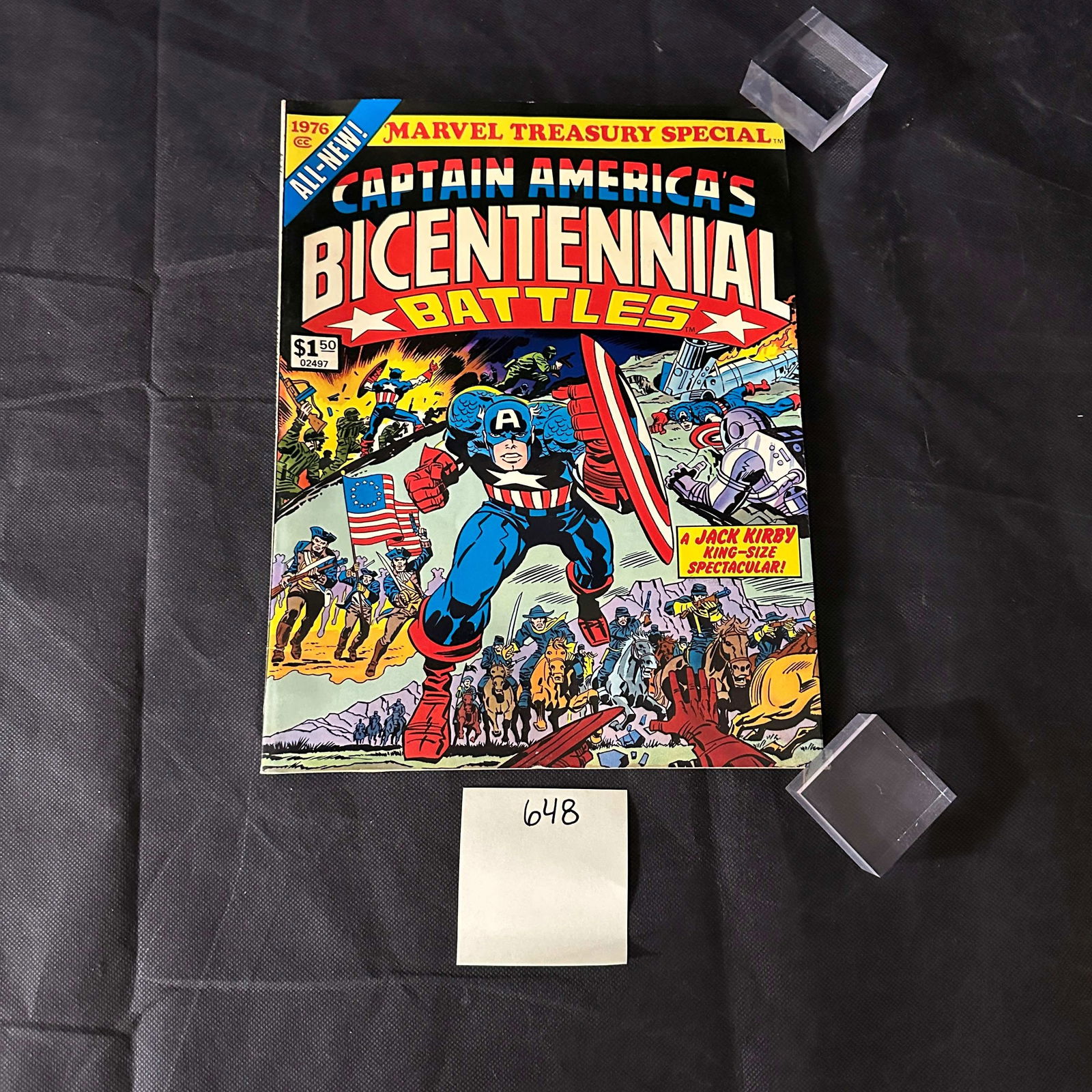 Marvel Treasury Edition Captain America's Bicentenial Battles Large Comic Book (1 of 2)