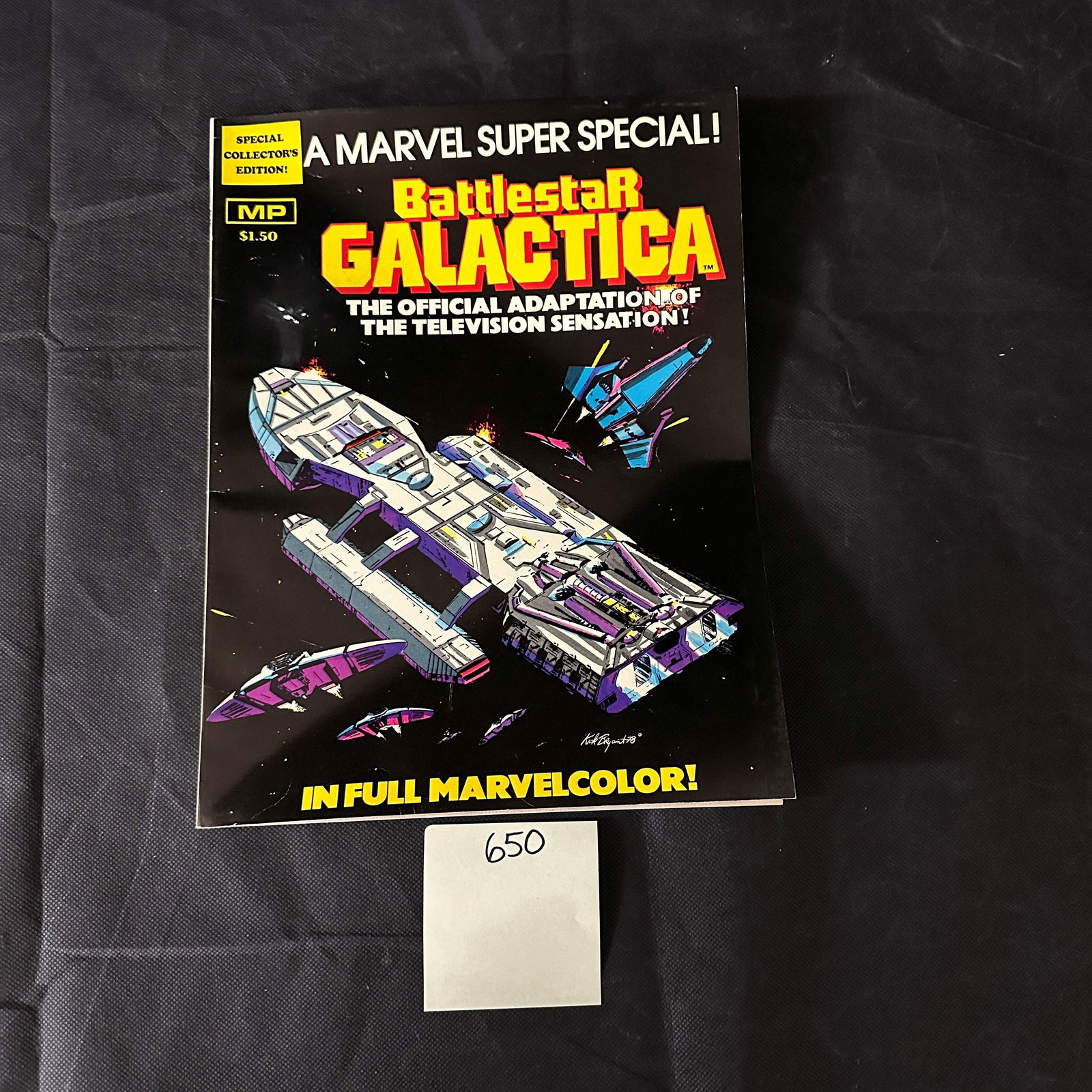 Marvel Superspecial Battlestar Gallactica Large Comic Book (1 of 2)