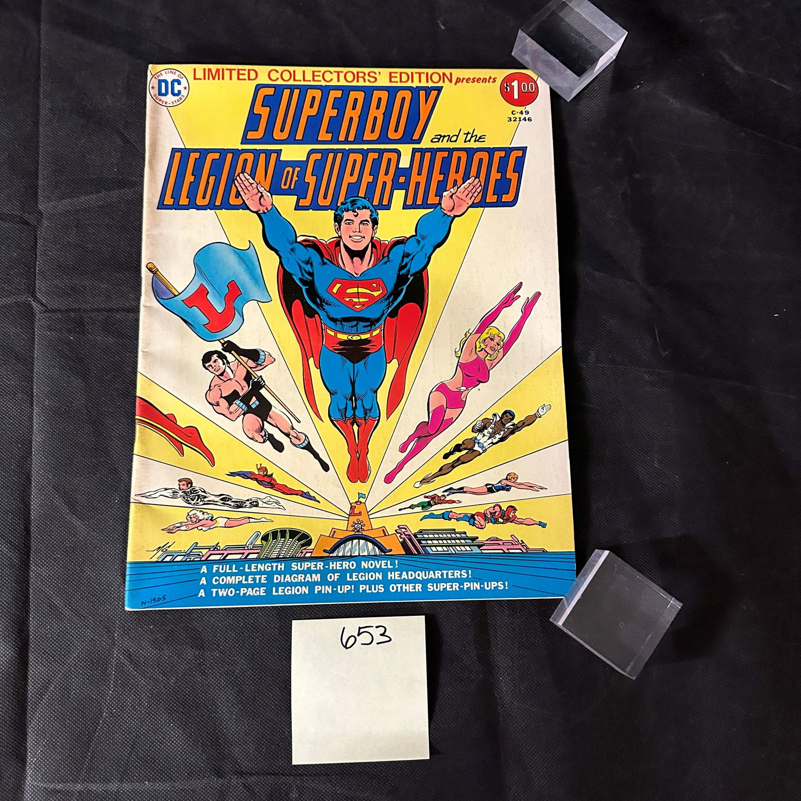 DC Limied Collector's Edition Superboy & Legion of Super-Heroes Large Comic Book (1 of 2)