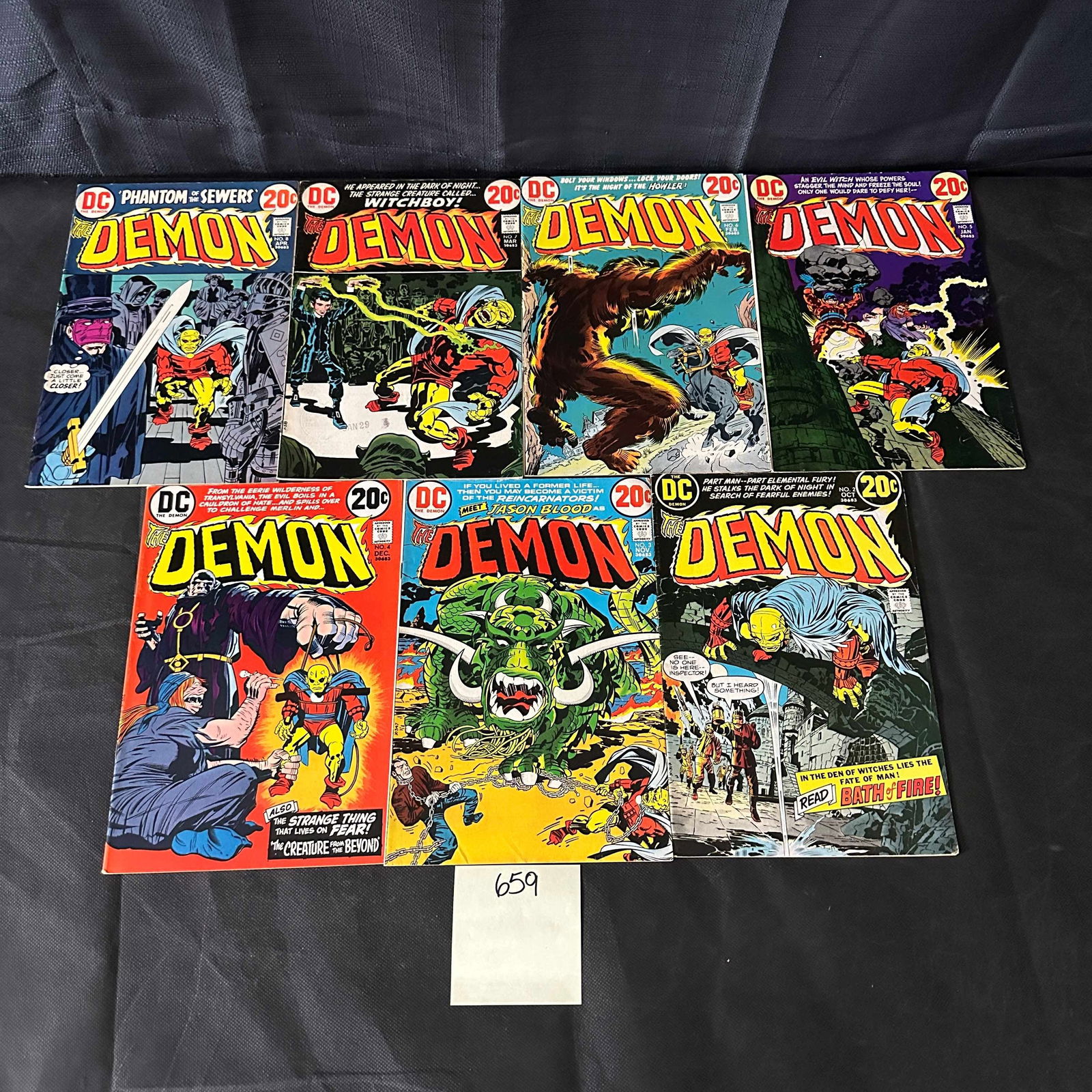 DC Comics Demon Bronze Age Jack Kirby Comic Books (1 of 2)