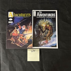 Adventurers Comic Books