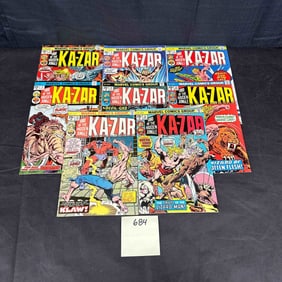 Marvel Comics Ka-zar Bronze Age Comic Books