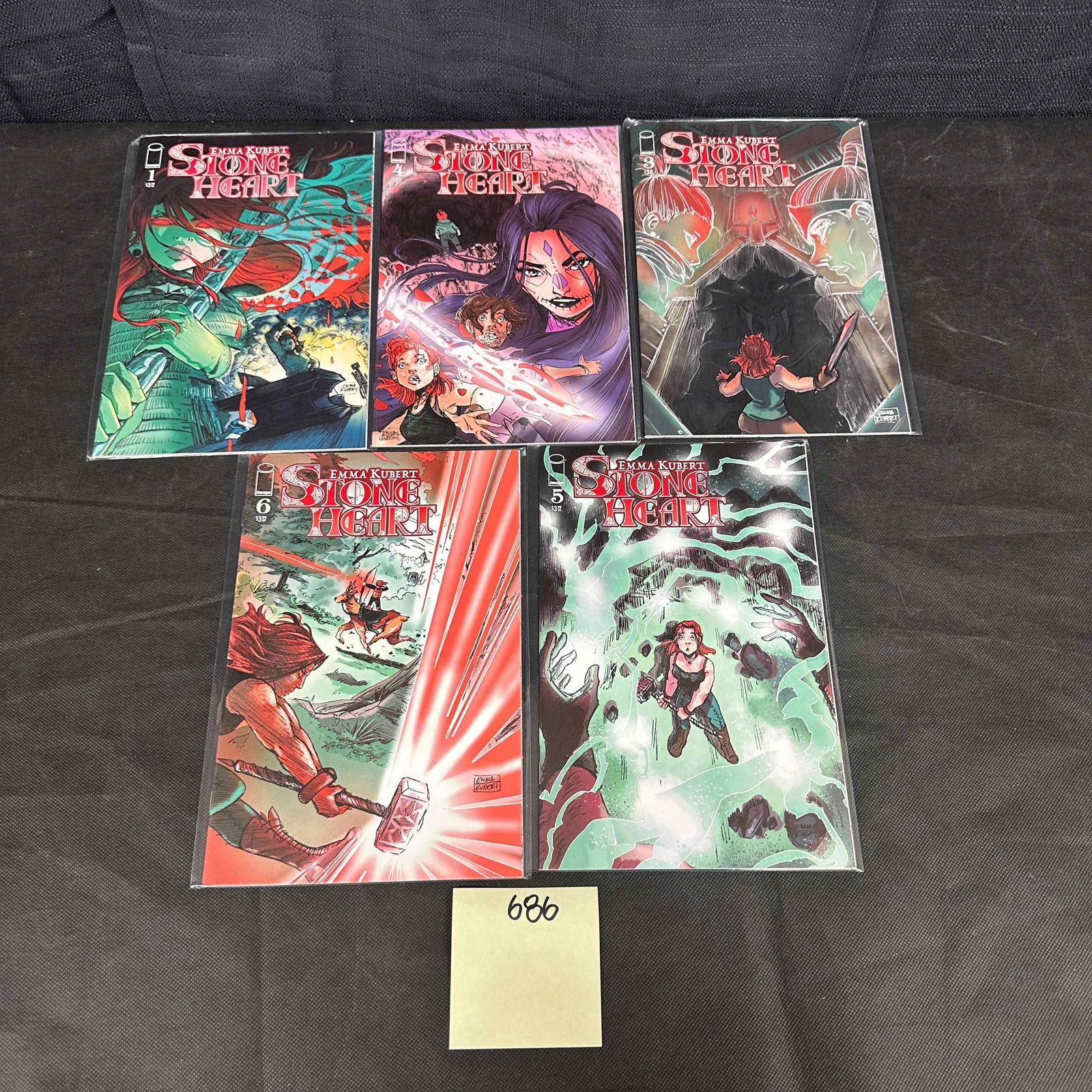 Emma Kubert Stone Heart Comic Books (1 of 1)