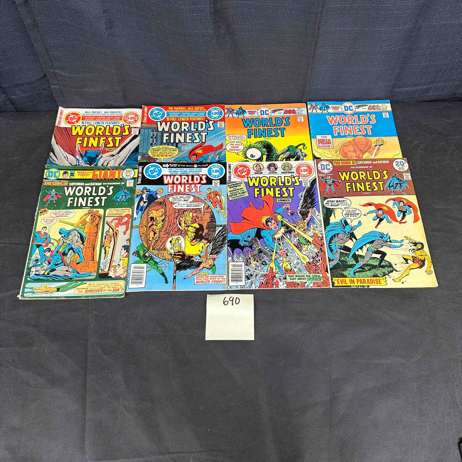 DC Comics Worold's Finest Bronze Age Comic Books: We are a veteran owned company. Please look at the pictures carefully to determine what you believe the condition of collectible is. We are currently accepting consignments. Email us a aeronhouse1994@