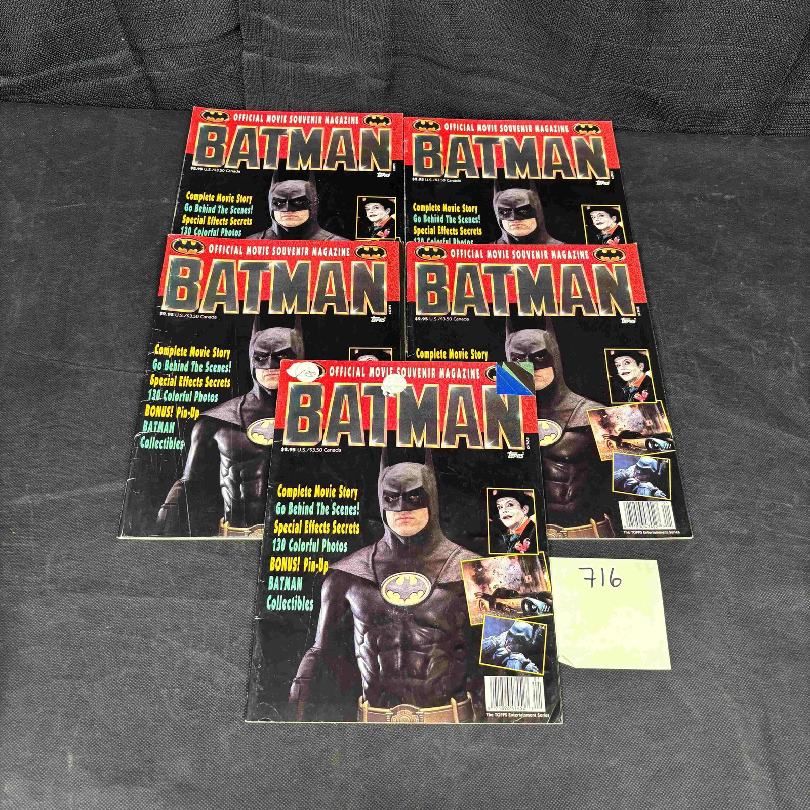 Resellers Lot Batman the Movie Magazine lot: We are a veteran owned company. Please look at the pictures carefully to determine what you believe the condition of collectible is. We are currently accepting consignments. Email us a aeronhouse1994@