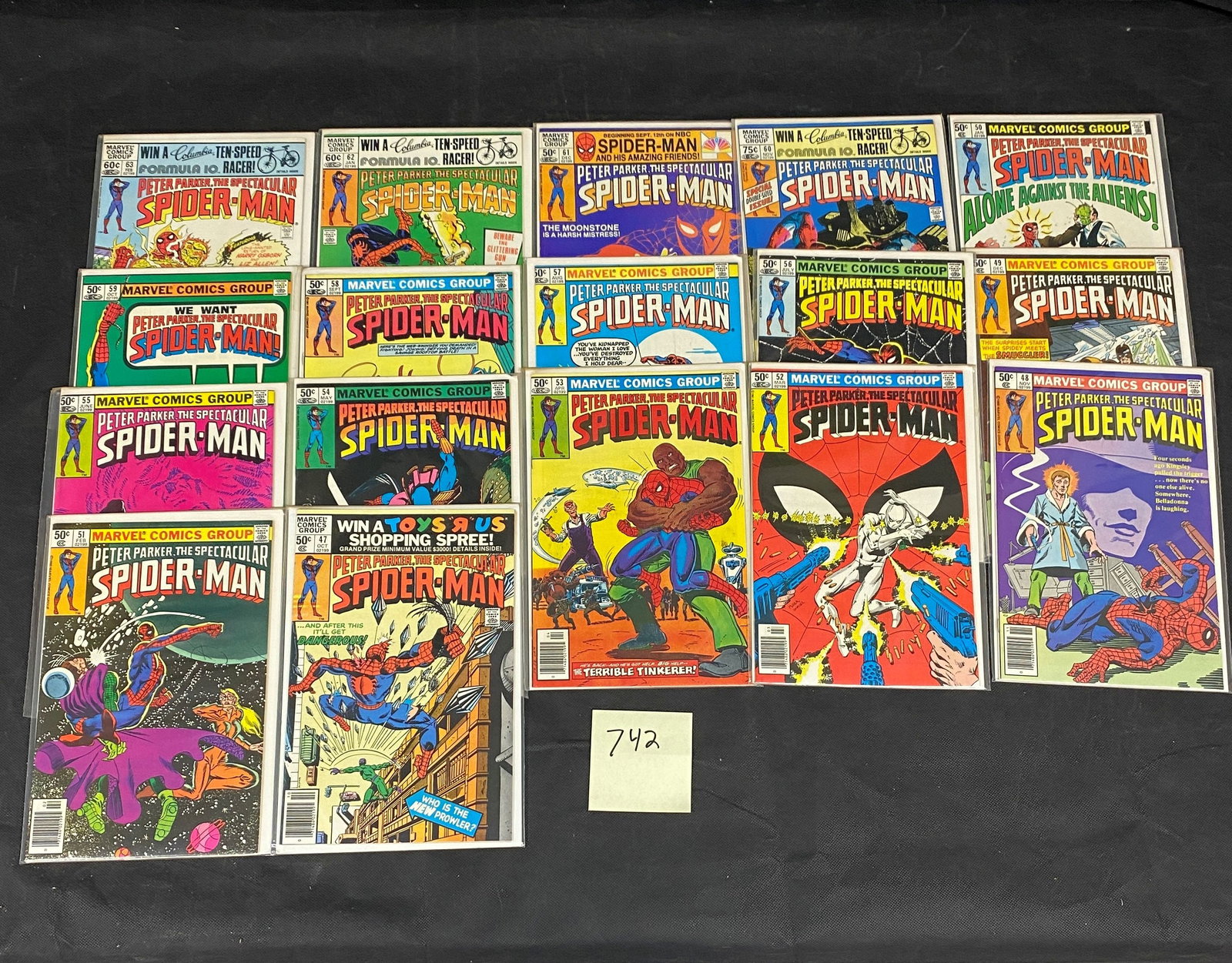 Peter Parker Spectacular Spider-Man Marvel Bronze Age Comics: We are a veteran owned company. Please look at the pictures carefully to determine what you believe the condition of collectible is. We are currently accepting consignments. Email us a aeronhouse1994@