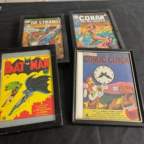Framed Key Comic Book Covers Local Pick Up Only