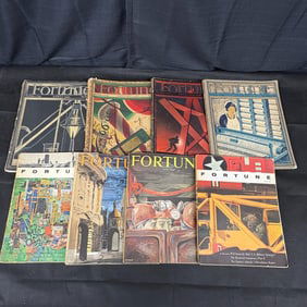 (8) Fortune Magazines Years 1935-1961