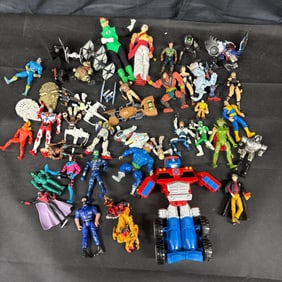 Large Lot of 90s and Vintage Action Figures
