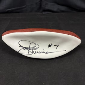 Joe Theismann Signed Football, JSA COA