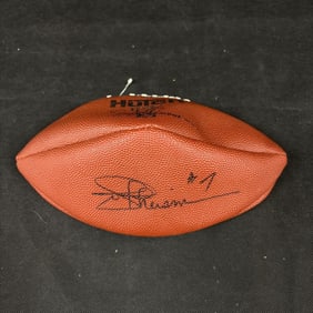 Joe Theismann Signed Football No COA