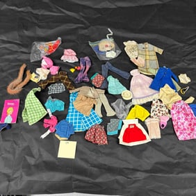 Vintage Barbie Clothing w/Leather Jacket