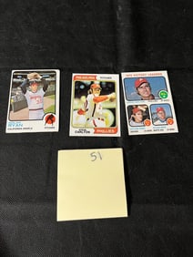 Nolan Ryan 1973 Topps #220 + 1974 Carltons
