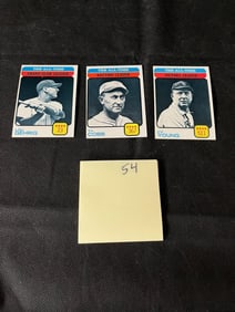 Lou Gehrig 1973 Topps #472 + Cobb & Young