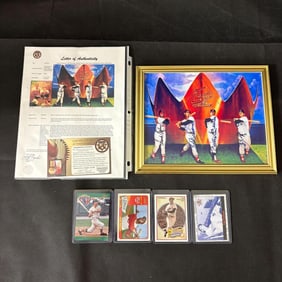 Mantle/Williams + GFA COA Signed Photo