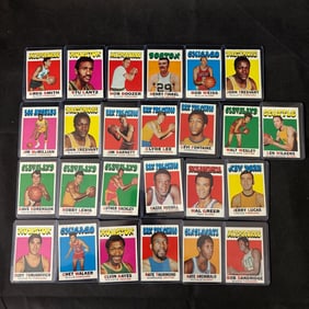 19701-72 Topps Basketball Card lot