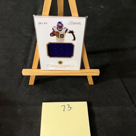 Adrian Petterson Patch Relic Sports Card #26/99