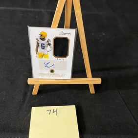 Terrace Marshall Jr. Signed Relic Sports Card #/75