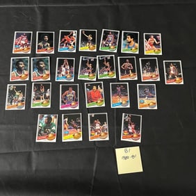 1980-81 Topps Basketball Cards w/ Hayes & Malone