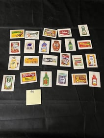 1974 Fleer Crazy Labels Stickers