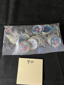 Usearched Sealed Bag of 1987 Topps Coins Nice!