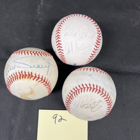Luis Tiant + Signed Baseballs