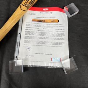 Mark Dewy MLB Game Used Bat w/PSA/DNA COA