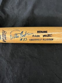 Willie Horton Major League GU Signed Baseball Bat