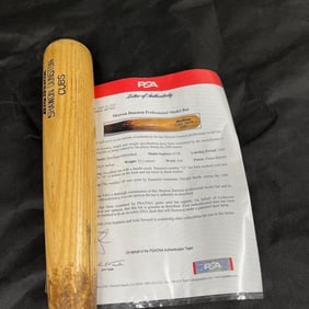 Shawn Dunston Major League GU Baseball Bat PSA/DNA