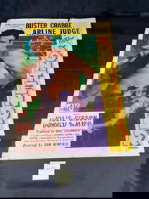 Buster Crabbe the Contender One-Sheet Movie Poster