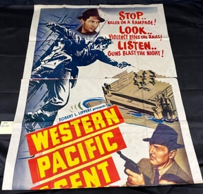Western Pacific Agent Three-Sheet Movie Poster