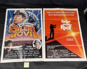 Silent Movie & Fiddler On The Room Movie Posters